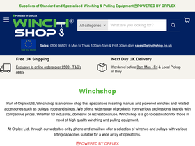 winchshop.co.uk homepage screenshot