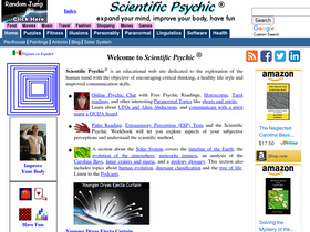 'scientificpsychic.com' screenshot