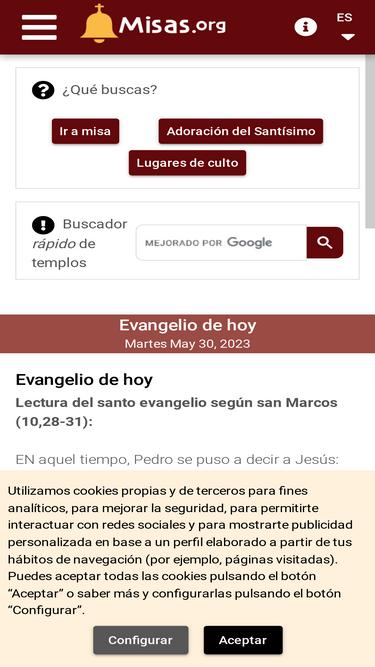 misas.org