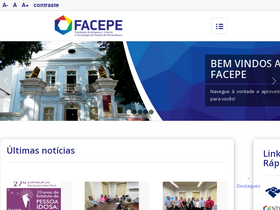 'facepe.br' screenshot
