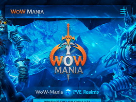 'wow-mania.com' screenshot