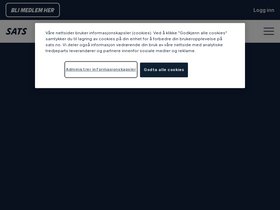 'sats.no' screenshot