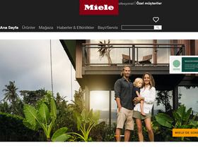 'miele.com.tr' screenshot