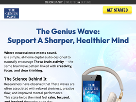 forgeniuswave.com homepage screenshot