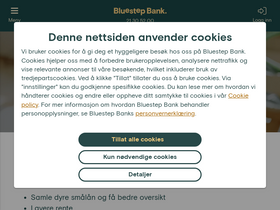 'bluestep.no' screenshot