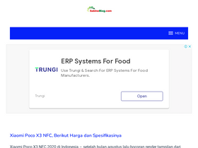 'sabineblog.com' screenshot