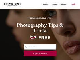 'jerryghionis.com' screenshot