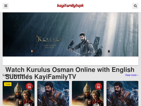 'kayifamilytv.pk' screenshot