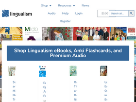 'lingualism.com' screenshot