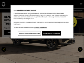 'renault.hu' screenshot