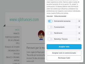 'sjbfrances.com' screenshot