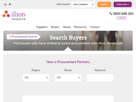 'tenderlink.com' screenshot