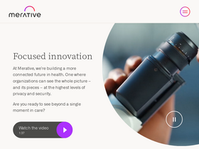 'merative.com' screenshot