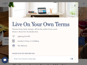 'zeusliving.com' screenshot