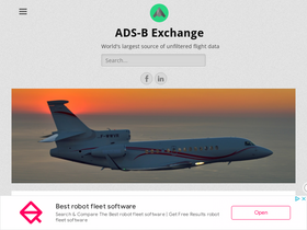 'adsbexchange.com' screenshot
