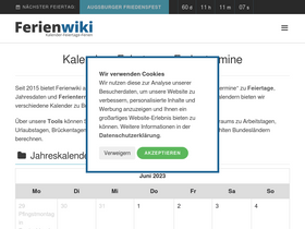 'ferienwiki.de' screenshot