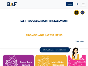 'baf.id' screenshot