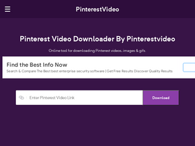 'pinterestvideo.com' screenshot