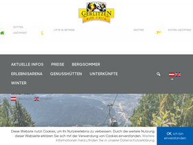 'gerlitzen.com' screenshot