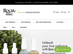 rocia.ca homepage screenshot