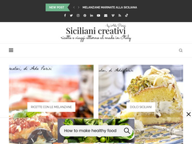'sicilianicreativiincucina.it' screenshot