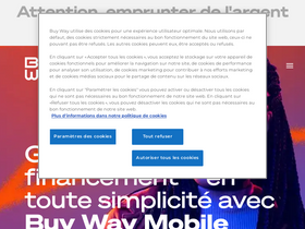 'buyway.be' screenshot