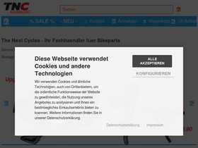 'tnc-hamburg.com' screenshot