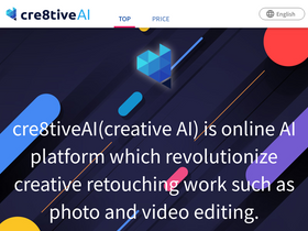 'cre8tiveai.com' screenshot