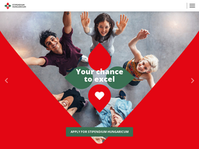 'stipendiumhungaricum.hu' screenshot