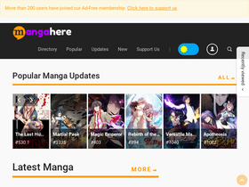 'mangahere.onl' screenshot