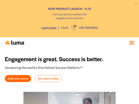 'lumahealth.io' screenshot