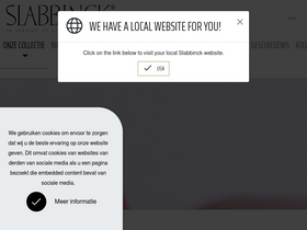 'slabbinck.be' screenshot