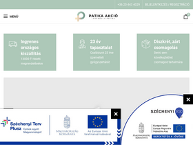 'patika-akcio.hu' screenshot
