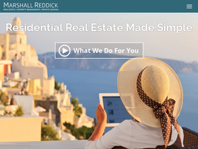 'marshallreddick.com' screenshot