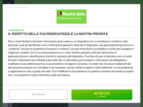 'maestraanita.it' screenshot