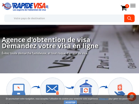 'rapidevisa.fr' screenshot