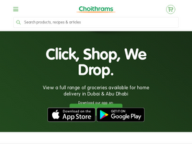 'choithrams.com' screenshot