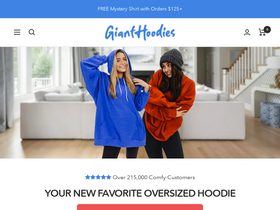 'gianthoodies.com' screenshot