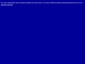 'enerser.com.mx' screenshot