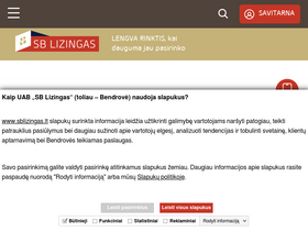 'sblizingas.lt' screenshot