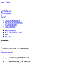 'fitforme.com' screenshot