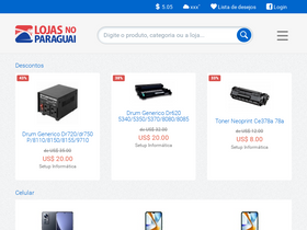 'lojasparaguai.com.br' screenshot