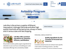 'laballey.com' screenshot
