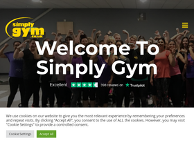 'simplygym.co.uk' screenshot