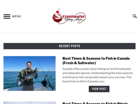 'freshwaterfishingadvice.com' screenshot