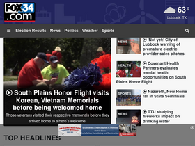'fox34.com' screenshot