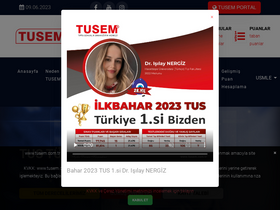 'tusem.com.tr' screenshot