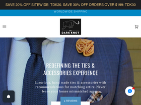 'thedarkknot.com' screenshot