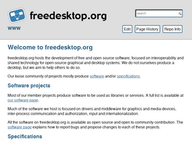 'lists.freedesktop.org' screenshot
