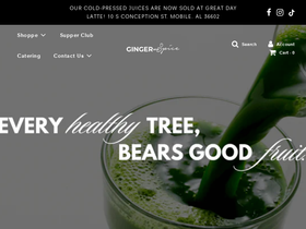 gingerspicelife.com homepage screenshot
